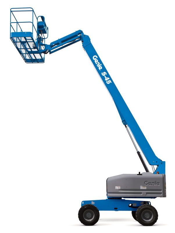 Hydraulická teleskopická plošina S-45 XC / S-45 TraX - Statech.cz