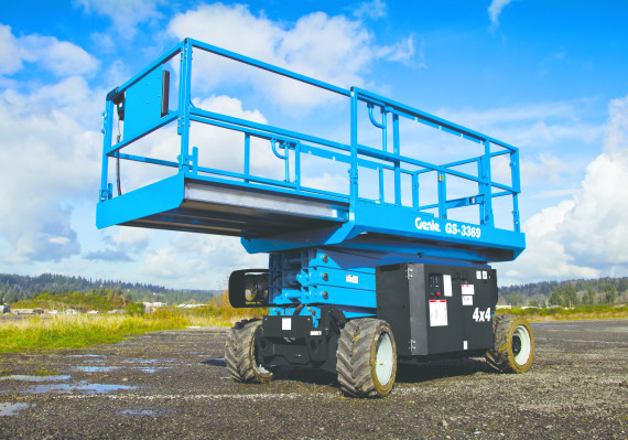 Nůžková pracovní zvedací plošina