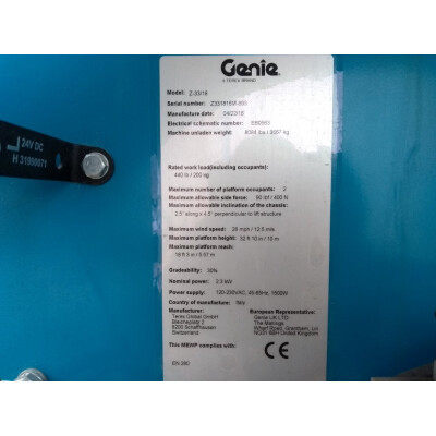 Genie Z 33/18
